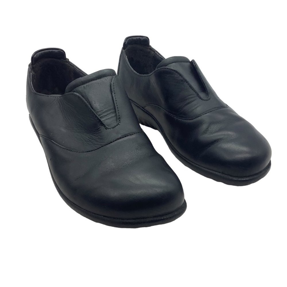 Naot Leather Karo‎ Koru Shoes Loafers Women 4 EU 35 Girl 2 Jet Black Madras APMA